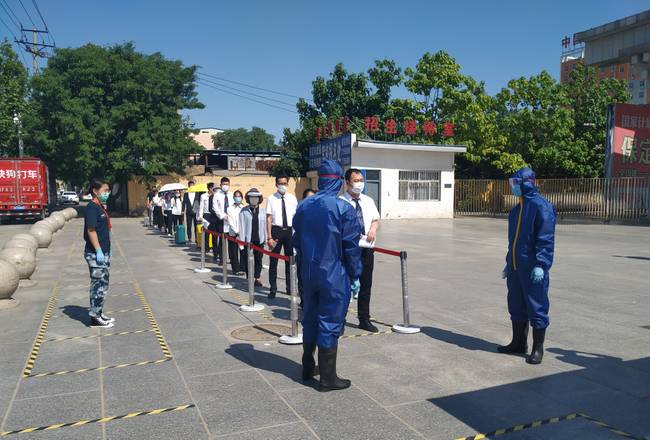 米乐官网组织开展第二次复学复课疫情防控模拟演练