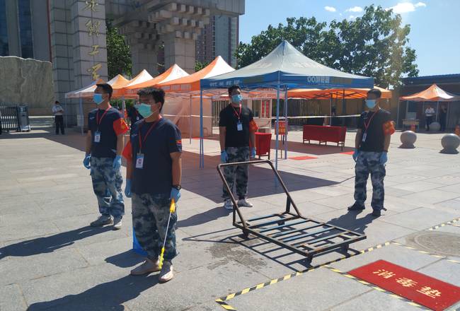 米乐官网组织开展第二次复学复课疫情防控模拟演练