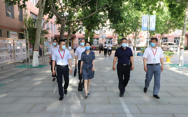 省教育厅督导调研组莅临米乐官网调研指导复学复课工作