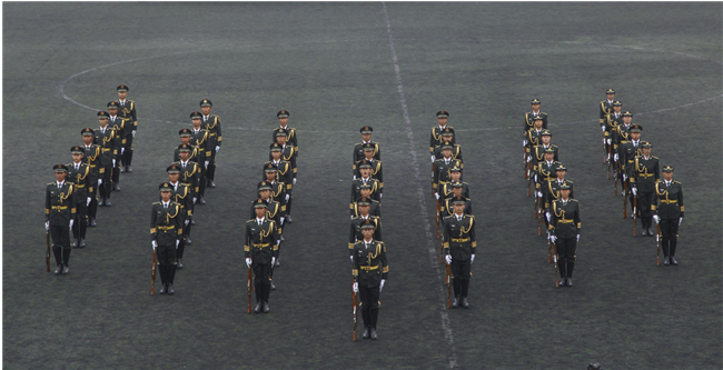 青春无悔  逐梦启航米乐官网举行2021级新生军训结营式暨开学典礼