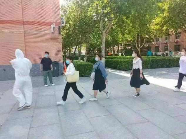 米乐官网为疫情下参加教师资格证面试的学生保驾护航