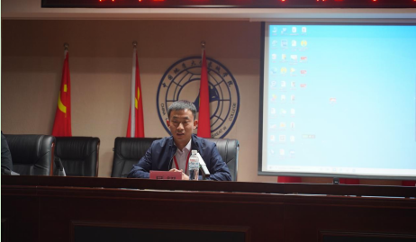 米乐mile官方网站召开学管干部培训周会2022.4.18