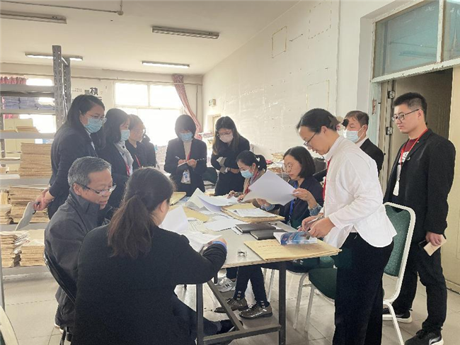 学校教学督导组开展试卷专项抽查工作