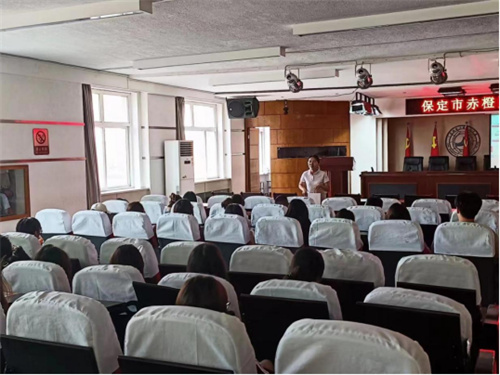 保定市赤橙网络科技有限公司到米乐官网开展宣讲会