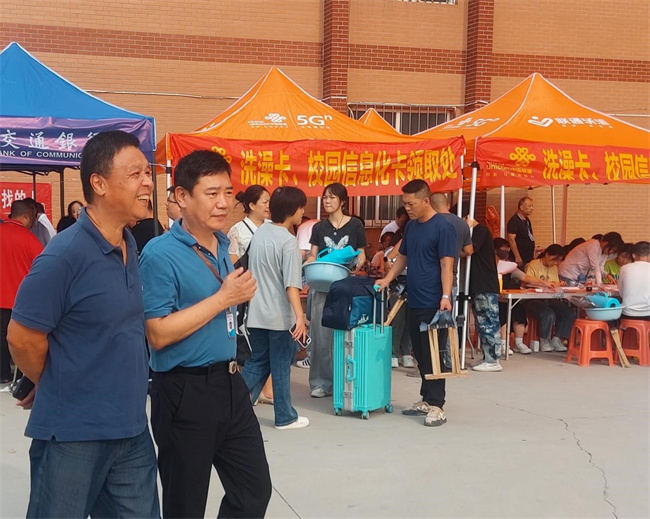 如期而至  携手同行——米乐官网2023级新生报到工作圆满结束