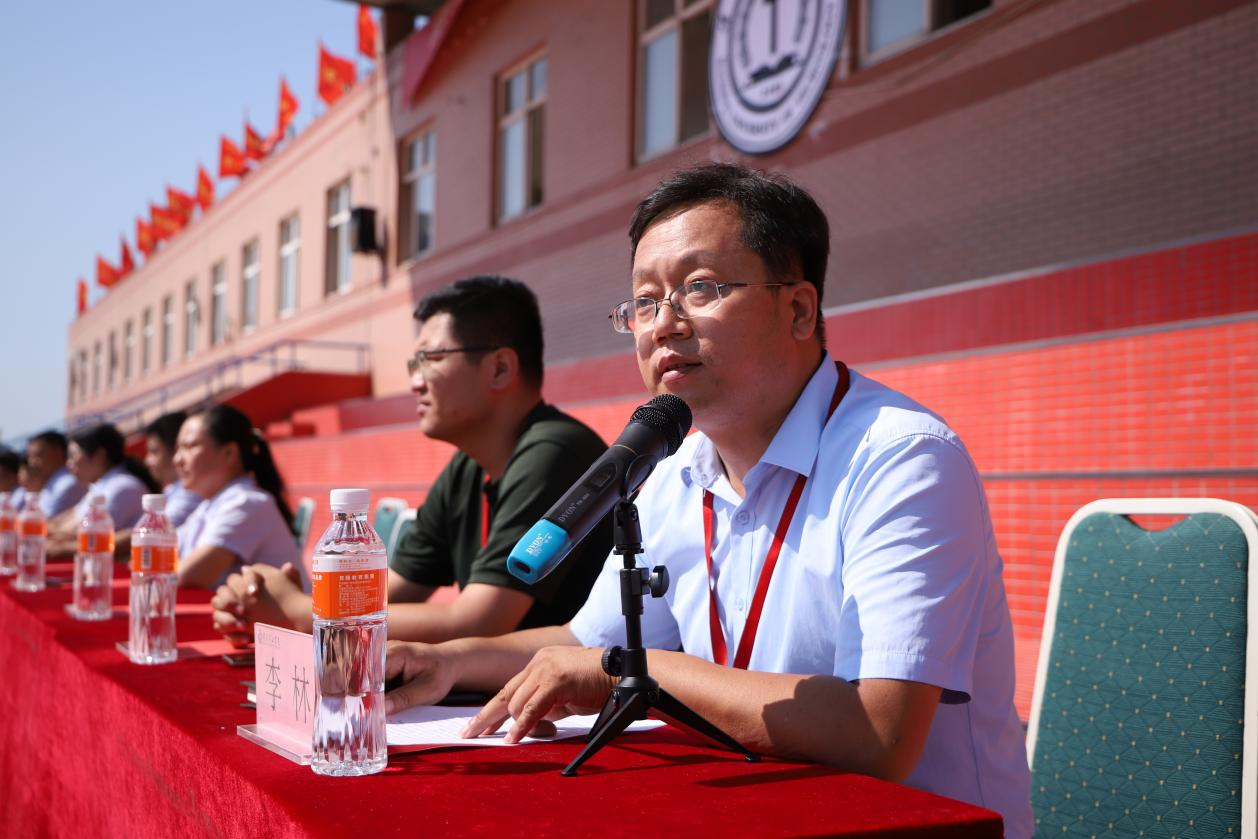 米乐mile官方网站2023级新生军训开营式隆重举行