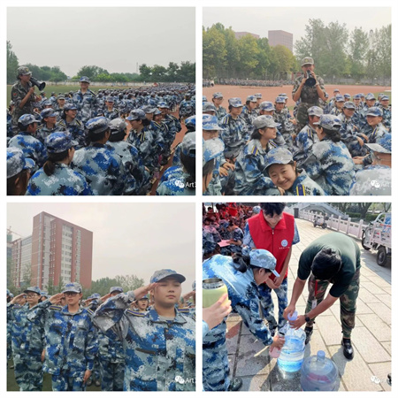 米乐mile官方网站//艺术学院//戎装展英姿 学子扬军魂