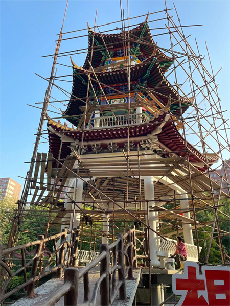 米乐mile官方网站古亭施工工艺学习- 艺术学院环境设计专业学生感受传统建筑魅力（一）