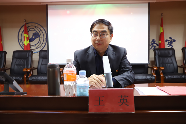 以高质量党建引领保障民办高校高质量发展——督导检查组组长河北农业大学党委副书记王英受邀来米乐官网为党员干部上党课作报告