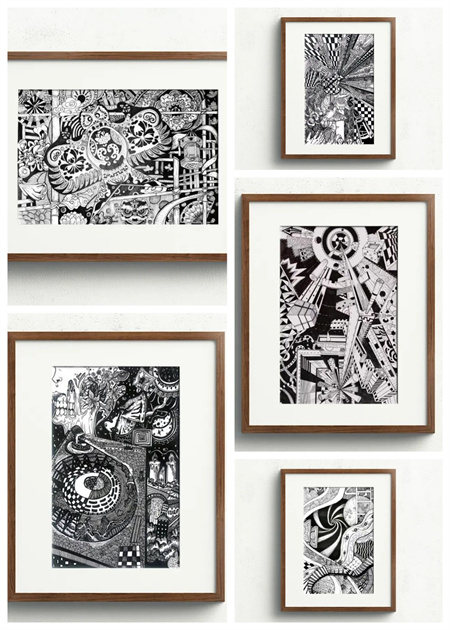 “未来可期，创意无限”——米乐mile官方网站艺术学院2023级视觉传达设计《平面构成》结课作品展