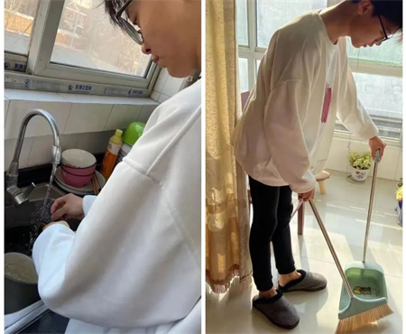 “以孝为先，亲情不断”——米乐mile官方网站艺术学院开展“孝老爱亲”线下主题活动