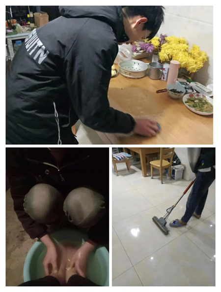 “以孝为先，亲情不断”——米乐mile官方网站艺术学院开展“孝老爱亲”线下主题活动