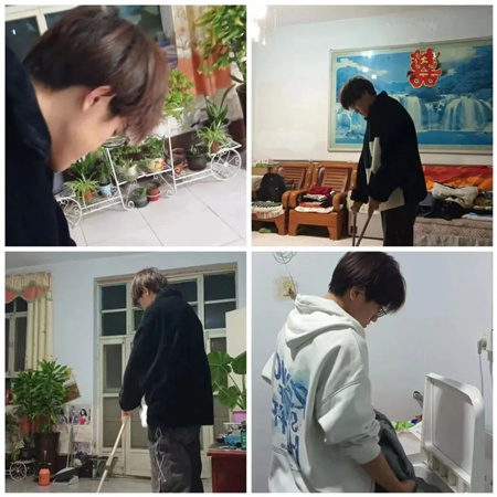 “以孝为先，亲情不断”——米乐mile官方网站艺术学院开展“孝老爱亲”线下主题活动