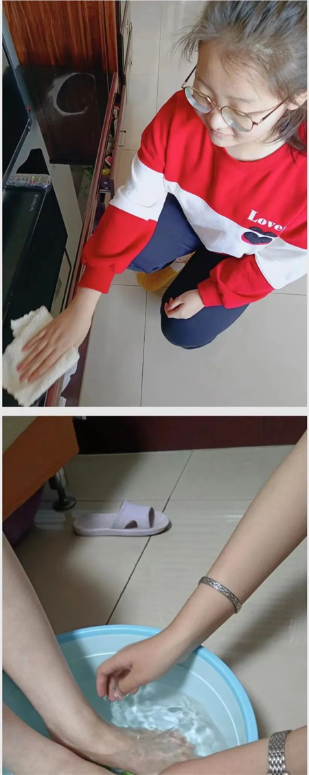 “以孝为先，亲情不断”——米乐mile官方网站艺术学院开展“孝老爱亲”线下主题活动