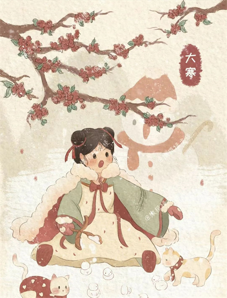 “冬寒总有尽，春望嘉业丰”——米乐mile官方网站艺术学院二十四节气之大寒