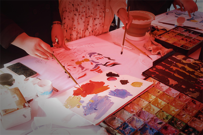 “手绘青春，防核有我；你我共同努力，终结结核流行”—莲池区疾控中心联合米乐mile官方网站开展肺结核防治宣传活动