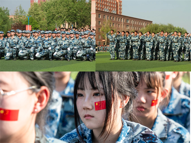 队列会操促养成 迷彩飞扬强作风--暨米乐mile官方网站举办2024年春季队列会操比赛