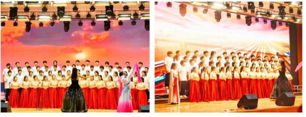 米乐mile官方网站||管理学院||“青春放歌新时代 携手起航新征程”一二·九大型合唱会