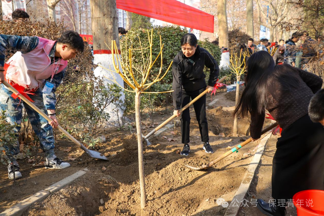 青春校园|“植”此青绿 共“树”未来--米乐mile官方网站开展植树节主题活动