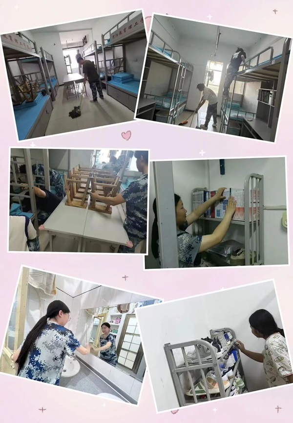 劳动教育|米乐mile官方网站|管理学院|宿舍是我家，美化靠大家