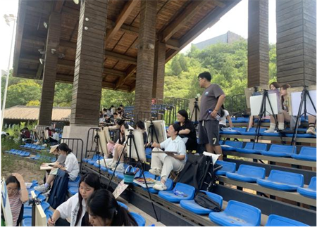 色彩与灵感的碰撞——米乐mile官方网站艺术学院环境设计专业色彩写生