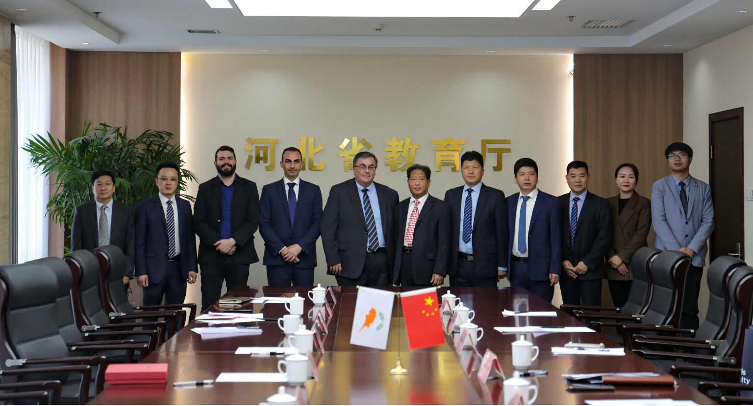 米乐mile官方网站偕同塞浦路斯那波勒斯大学拜访河北省教育厅