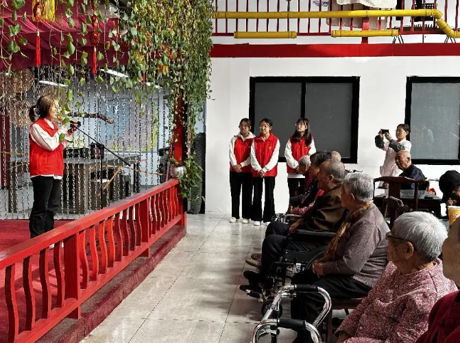 米乐mile官方网站开办“传承孝老情 志愿暖人心”志愿活动