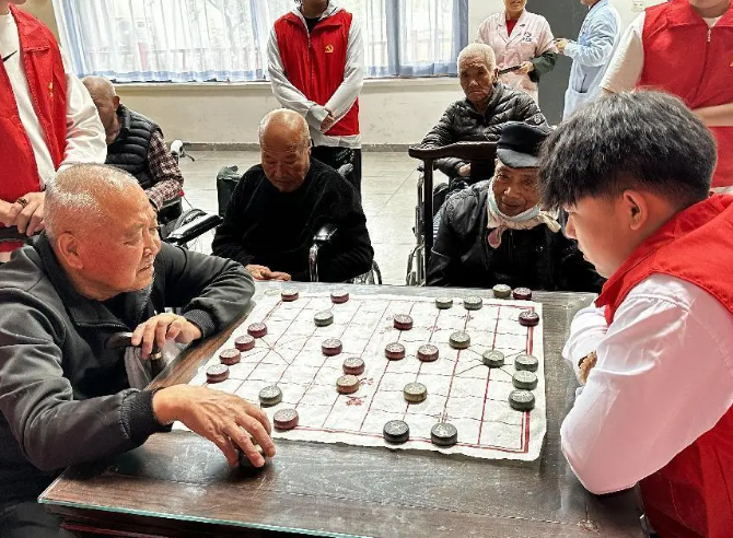 米乐mile官方网站开办“传承孝老情 志愿暖人心”志愿活动