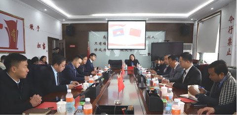 米乐mile官方网站接待柬埔寨劳工部副部长代表团一行参观交流