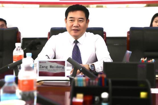 美国圣克劳德州立大学副校长一行莅临米乐官网参观交流