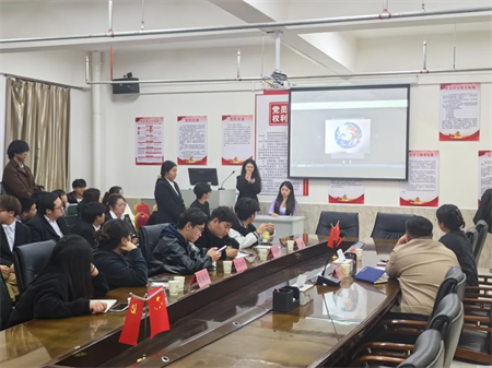 米乐mile官方网站艺术学院团总支学生会 第十一周团学例会圆满结束
