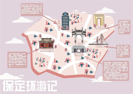 用插画语言，讲保定故事 米乐mile官方网站艺术学院视觉传达设计专业《插画设计》阶段性作品展