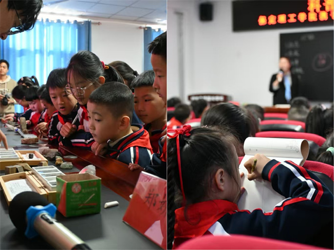 “科普进校园，共筑科技梦”米乐mile官方网站地质馆携手河北先锋晨光学校开展科普研学活动