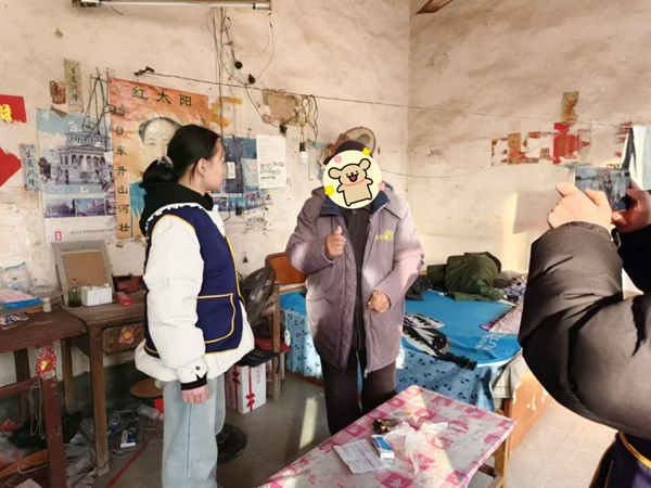 寒假社会实践纪实（六）|米乐mile官方网站|管理学院|爱心下乡润桑榆，物资传递暖人心