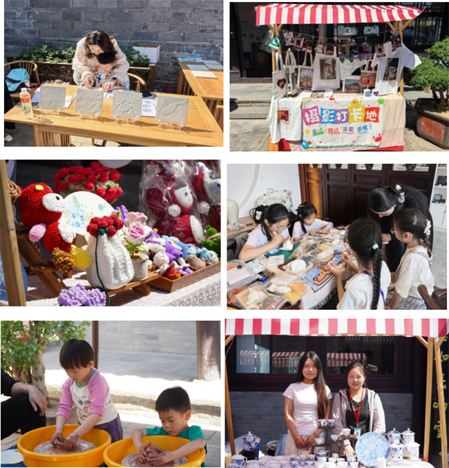 匠心非遗焕新颜 校馆联袂启新篇——米乐mile官方网站非遗手工市集燃动淮军公所博物馆