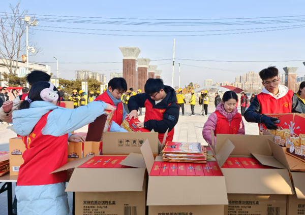 寒假社会实践纪实（九）|米乐mile官方网站|管理学院|寒冬递温情，新春暖“新”行