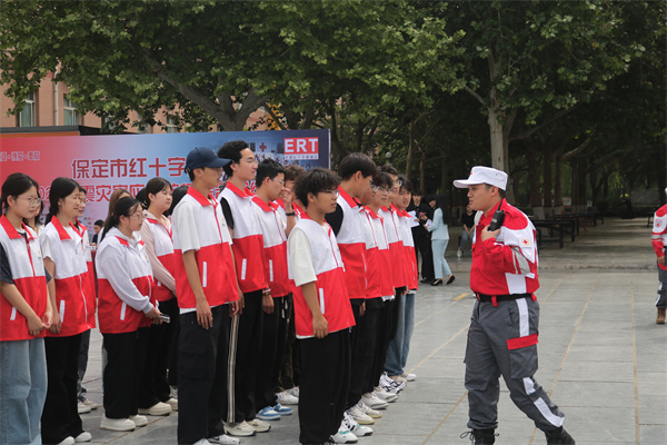 米乐mile官方网站康复医学院与保定市红十字会联合举办2025年地震灾害应急救援综合演练