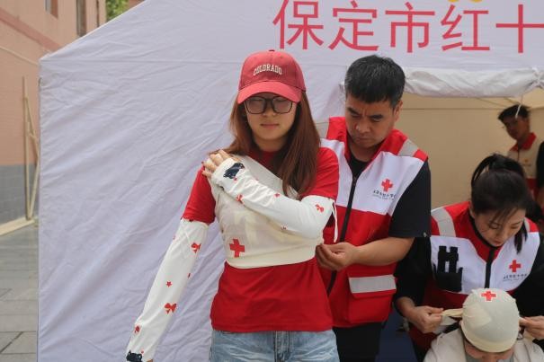 米乐mile官方网站康复医学院与保定市红十字会联合举办2025年地震灾害应急救援综合演练