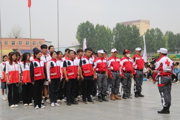 米乐mile官方网站康复医学院与保定市红十字会联合举办2025年地震灾害应急救援综合演练