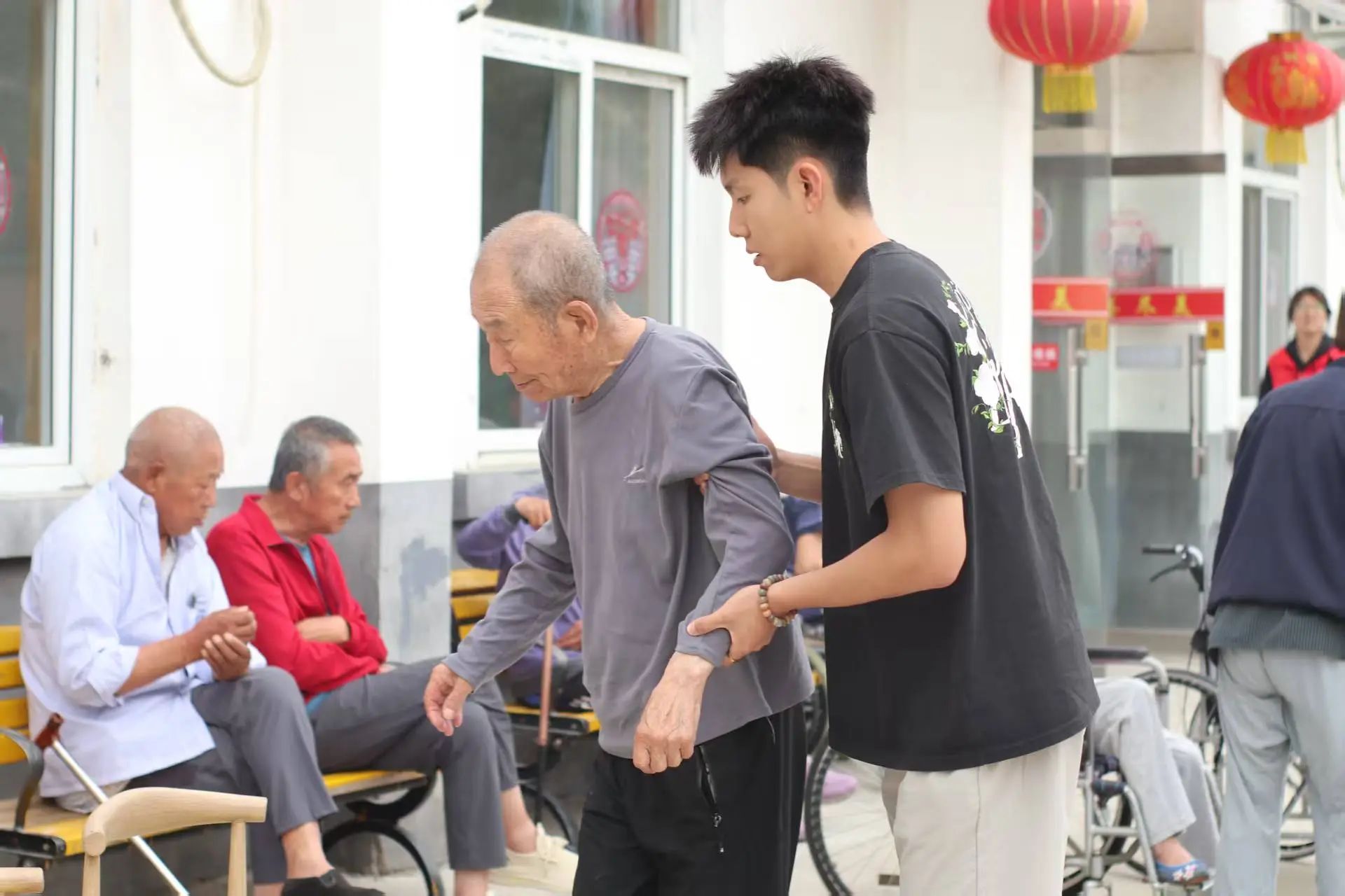 |情暖久久，爱在夕阳