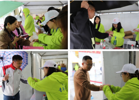 “热血青春助跑未来”——米乐mile官方网站艺术学院志愿者为长城汽车智慧工厂半马蓄势添彩