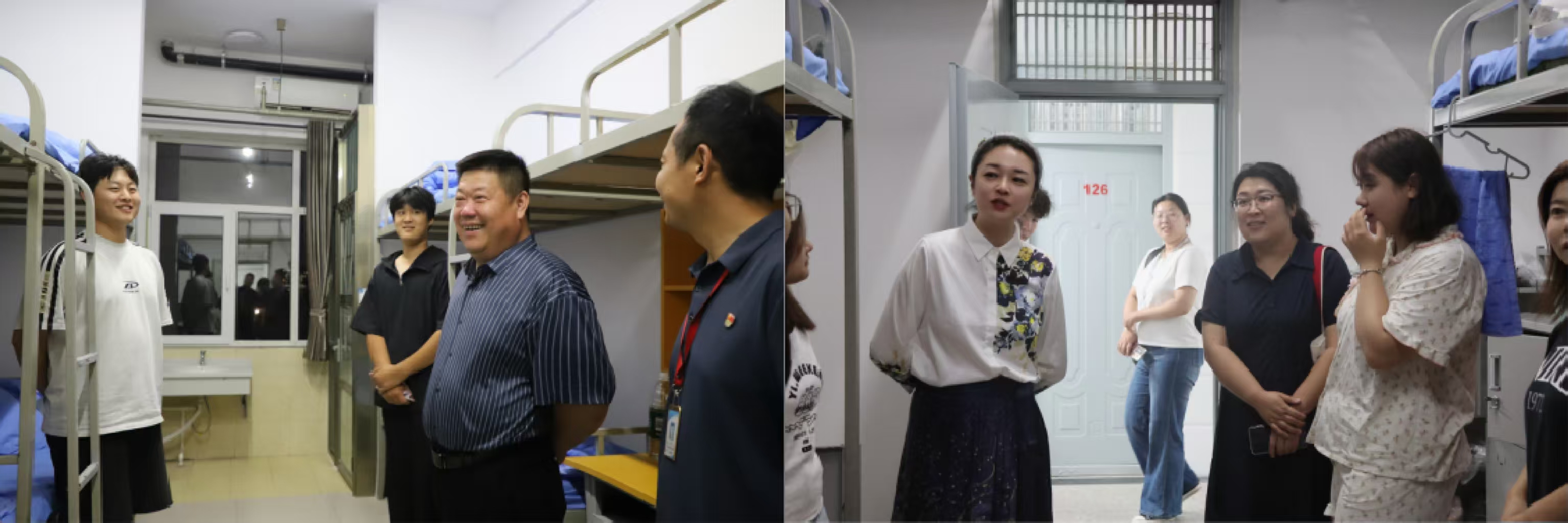 米乐mile官方网站校领导慰问2025级新生