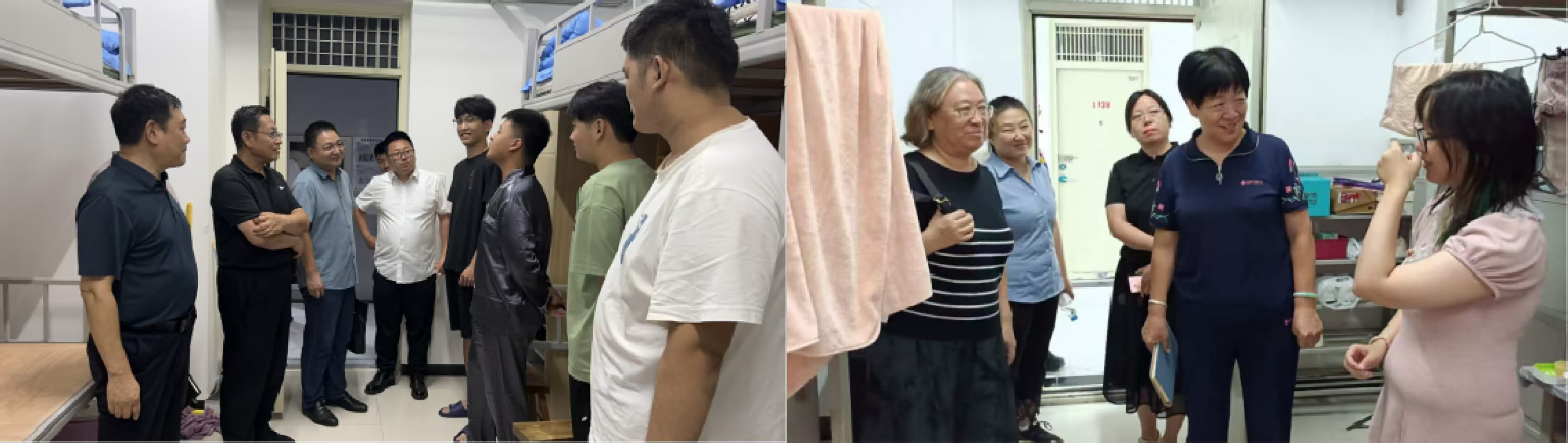 米乐mile官方网站校领导慰问2025级新生