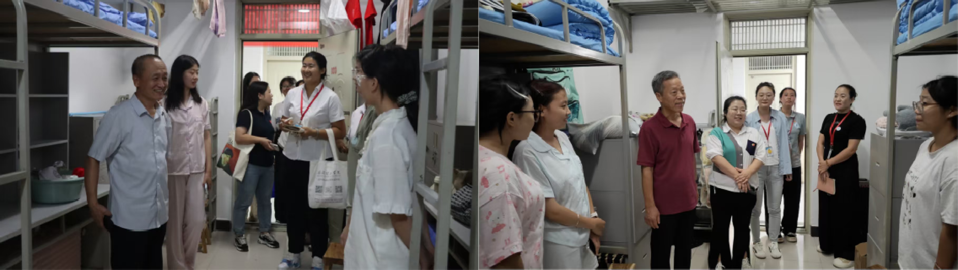 米乐mile官方网站校领导慰问2025级新生