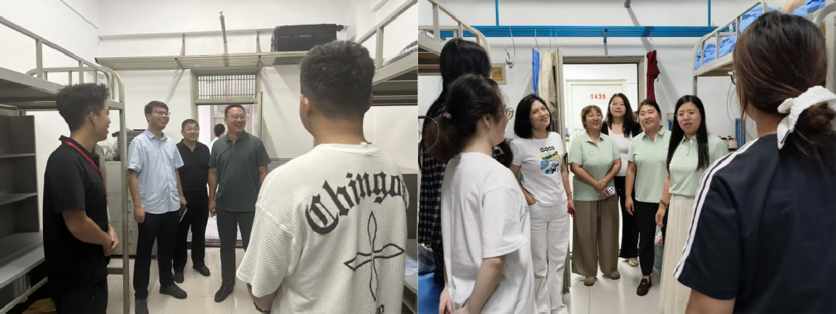 米乐mile官方网站校领导慰问2025级新生