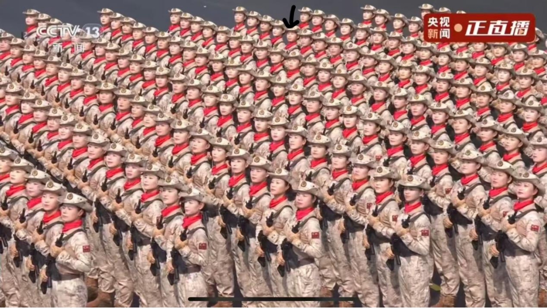 光荣！米乐mile官方网站优秀毕业生秦彤参加“九三阅兵”，接受党和人民检阅！