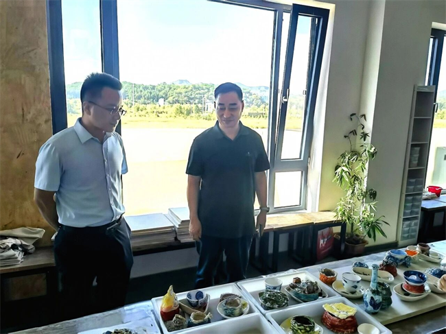 深化产教融合 致力非遗传承——米乐mile官方网站校领导赴易水砚有限公司共商合作