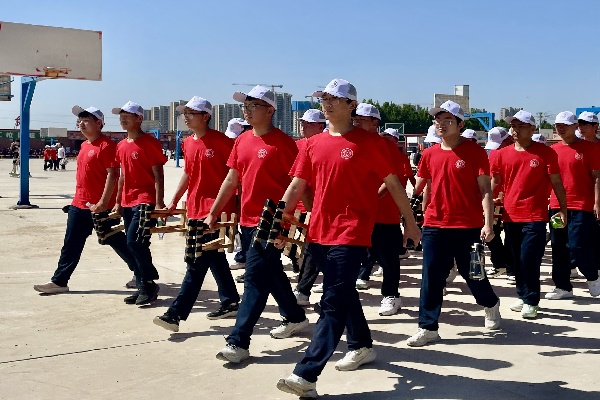 汗水淬炼青春，蜕变彰显担当——米乐mile官方网站康复医学院新生军训变化(上)