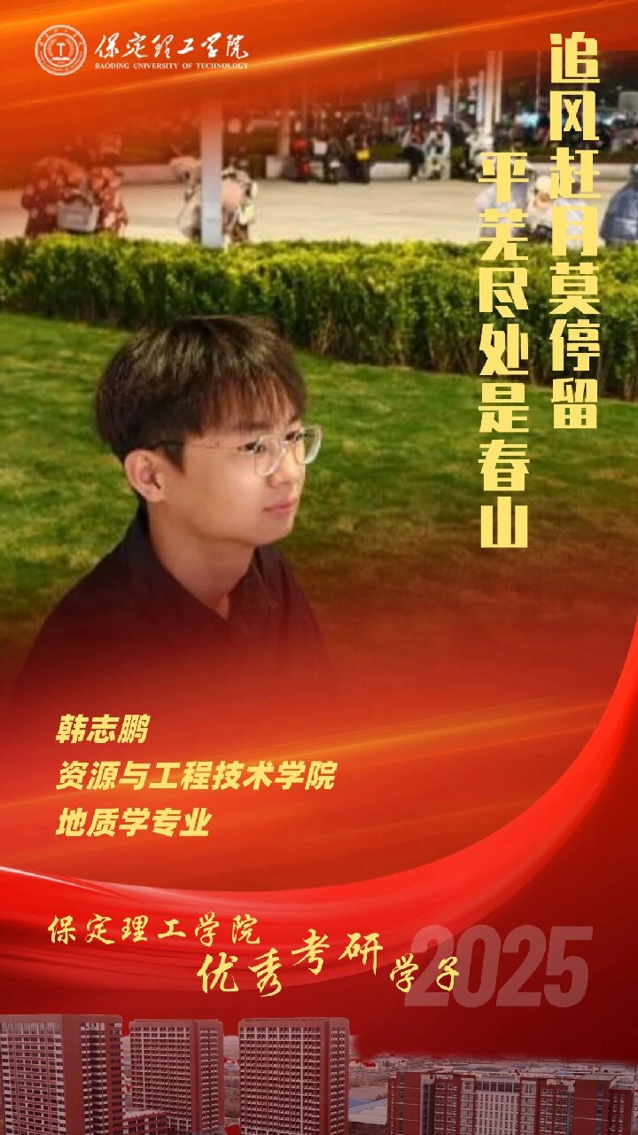 【榜样引领】米乐mile官方网站2025届优秀考研学子风采展（五）