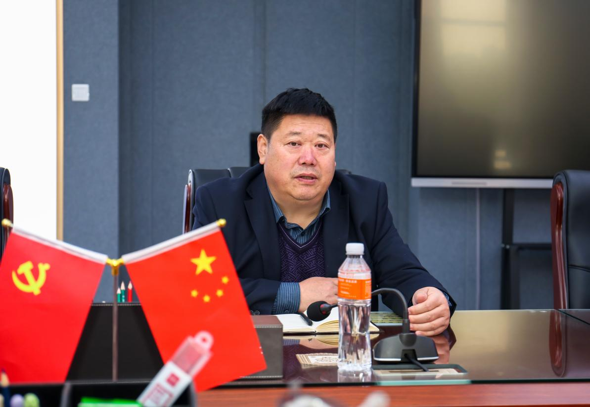 中国共产党员日记博物馆康殿英馆长一行到米乐mile官方网站参观座谈